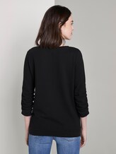 gepunkteter Sweater - Frauen - Deep Black gepunkteter Sweater - Frauen - Deep Black - 2 - TOM TAILOR Denim
