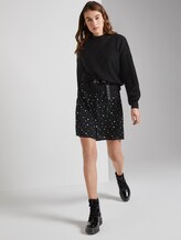 gemustertes Minikleid - Frauen - black with white dots gemustertes Minikleid - Frauen - black with white dots - 3 - TOM TAILOR Denim