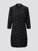 gemustertes Minikleid - Frauen - black with white dots gemustertes Minikleid - Frauen - black with white dots - 7 - TOM TAILOR Denim