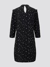 gemustertes Minikleid - Frauen - black with white dots gemustertes Minikleid - Frauen - black with white dots - 8 - TOM TAILOR Denim