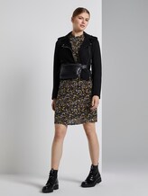 gemustertes Minikleid - Frauen - black yellow flower print gemustertes Minikleid - Frauen - black yellow flower print - 3 - TOM TAILOR Denim