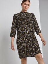 gemustertes Minikleid - Frauen - black yellow flower print gemustertes Minikleid - Frauen - black yellow flower print - 5 - TOM TAILOR Denim