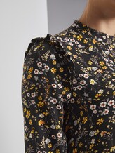 gemustertes Minikleid - Frauen - black yellow flower print gemustertes Minikleid - Frauen - black yellow flower print - 9 - TOM TAILOR Denim