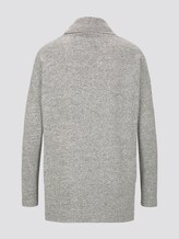 Langarmshirt in Melange-Optik - Frauen - Silver Grey Melange Langarmshirt in Melange-Optik - Frauen - Silver Grey Melange - 8 - TOM TAILOR