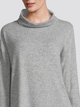 Langarmshirt in Melange-Optik - Frauen - Silver Grey Melange Langarmshirt in Melange-Optik - Frauen - Silver Grey Melange - 9 - TOM TAILOR