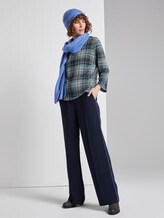 kariertes Sweatshirt - Frauen - blue check design kariertes Sweatshirt - Frauen - blue check design - 3 - TOM TAILOR