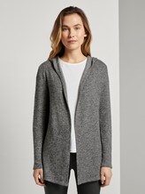 Sweatjack in melange look - Frauen - alloy grey melange Sweatjack in melange look - Frauen - alloy grey melange - 1 - TOM TAILOR
