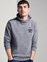 Sweatshirt mit Stehkragen - Männer - real navy snow melange Sweatshirt mit Stehkragen - Männer - real navy snow melange - 5 - TOM TAILOR