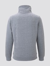 Sweatshirt mit Stehkragen - Männer - real navy snow melange Sweatshirt mit Stehkragen - Männer - real navy snow melange - 8 - TOM TAILOR
