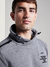 Sweatshirt mit Stehkragen - Männer - real navy snow melange Sweatshirt mit Stehkragen - Männer - real navy snow melange - 9 - TOM TAILOR