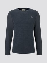 Sweatshirt mit Brusttasche - Männer - dark blue yarn dye Sweatshirt mit Brusttasche - Männer - dark blue yarn dye - 7 - TOM TAILOR