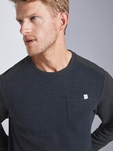 Sweatshirt mit Brusttasche - Männer - dark blue yarn dye Sweatshirt mit Brusttasche - Männer - dark blue yarn dye - 9 - TOM TAILOR