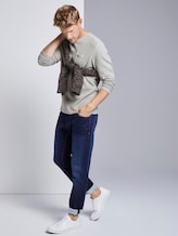 Sweatshirt mit Brusttasche - Männer - grey yarn dye Sweatshirt mit Brusttasche - Männer - grey yarn dye - 3 - TOM TAILOR