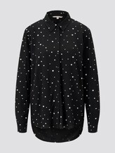 gemusterte Hemdbluse - Frauen - black with white dots gemusterte Hemdbluse - Frauen - black with white dots - 7 - TOM TAILOR Denim
