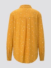 gemusterte Hemdbluse - Frauen - yellow white dot gemusterte Hemdbluse - Frauen - yellow white dot - 8 - TOM TAILOR Denim