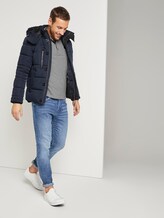 Gestreiftes Poloshirt - Männer - Middle Grey Melange Gestreiftes Poloshirt - Männer - Middle Grey Melange - 3 - TOM TAILOR