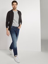 moderne College-Strickjacke - Männer - Dark Greyish Black moderne College-Strickjacke - Männer - Dark Greyish Black - 3 - TOM TAILOR