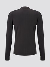 moderne College-Strickjacke - Männer - Dark Greyish Black moderne College-Strickjacke - Männer - Dark Greyish Black - 8 - TOM TAILOR