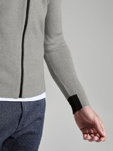 moderne College-Strickjacke - Männer - Light Soft Grey Melange moderne College-Strickjacke - Männer - Light Soft Grey Melange - 9 - TOM TAILOR