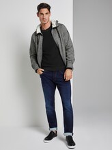 strukturierter Strickpullover - Männer - Dark Greyish Black strukturierter Strickpullover - Männer - Dark Greyish Black - 3 - TOM TAILOR