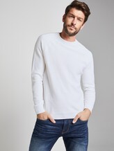 strukturierter Strickpullover - Männer - White strukturierter Strickpullover - Männer - White - 5 - TOM TAILOR