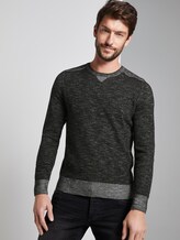 Strickpullover in Melange-Optik - Männer - Dark Greyish Black Strickpullover in Melange-Optik - Männer - Dark Greyish Black - 5 - TOM TAILOR