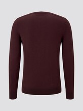 Strickpullover in Melange-Optik - Männer - Gipsy Purple Strickpullover in Melange-Optik - Männer - Gipsy Purple - 8 - TOM TAILOR
