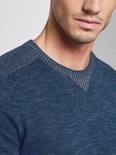 Strickpullover in Melange-Optik - Männer - after dark blue Strickpullover in Melange-Optik - Männer - after dark blue - 9 - TOM TAILOR
