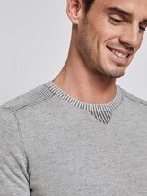 Strickpullover in Melange-Optik - Männer - vanilla white Strickpullover in Melange-Optik - Männer - vanilla white - 9 - TOM TAILOR