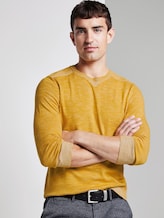 knitted jumper in blended look - Men - golden nugget knitted jumper in blended look - Men - golden nugget - 5 - TOM TAILOR