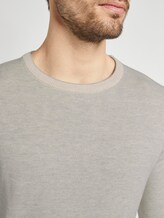 strukturierter Strickpullover - Männer - offwhite grey birdseye strukturierter Strickpullover - Männer - offwhite grey birdseye - 10 - TOM TAILOR