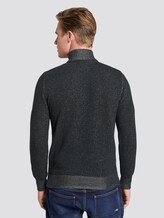 Strickpullover in Melange-Optik - Männer - Dark Greyish Black Strickpullover in Melange-Optik - Männer - Dark Greyish Black - 2 - TOM TAILOR