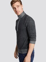 Strickpullover in Melange-Optik - Männer - Dark Greyish Black Strickpullover in Melange-Optik - Männer - Dark Greyish Black - 5 - TOM TAILOR