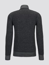 Strickpullover in Melange-Optik - Männer - Dark Greyish Black Strickpullover in Melange-Optik - Männer - Dark Greyish Black - 8 - TOM TAILOR