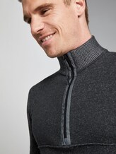 Strickpullover in Melange-Optik - Männer - Dark Greyish Black Strickpullover in Melange-Optik - Männer - Dark Greyish Black - 9 - TOM TAILOR