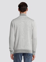 Strickpullover in Melange-Optik - Männer - vanilla white Strickpullover in Melange-Optik - Männer - vanilla white - 2 - TOM TAILOR