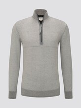 Strickpullover in Melange-Optik - Männer - vanilla white Strickpullover in Melange-Optik - Männer - vanilla white - 7 - TOM TAILOR