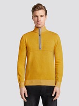 Strickpullover in Melange-Optik - Männer - golden nugget Strickpullover in Melange-Optik - Männer - golden nugget - 1 - TOM TAILOR