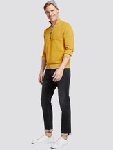 Strickpullover in Melange-Optik - Männer - golden nugget Strickpullover in Melange-Optik - Männer - golden nugget - 3 - TOM TAILOR