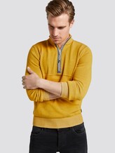 Strickpullover in Melange-Optik - Männer - golden nugget Strickpullover in Melange-Optik - Männer - golden nugget - 5 - TOM TAILOR