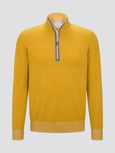 Strickpullover in Melange-Optik - Männer - golden nugget Strickpullover in Melange-Optik - Männer - golden nugget - 7 - TOM TAILOR