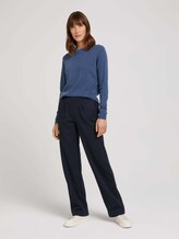 Pullover U-Boot-Ausschnitt - Frauen - Dark Denim Blue Pullover U-Boot-Ausschnitt - Frauen - Dark Denim Blue - 3 - TOM TAILOR