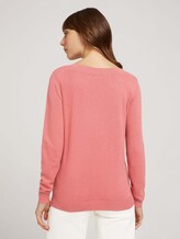 Pullover U-Boot-Ausschnitt - Frauen - cozy pink Pullover U-Boot-Ausschnitt - Frauen - cozy pink - 2 - TOM TAILOR