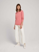 Pullover U-Boot-Ausschnitt - Frauen - cozy pink Pullover U-Boot-Ausschnitt - Frauen - cozy pink - 3 - TOM TAILOR