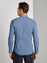 Hemd mit Allover-Print - Männer - blue lined shape design Hemd mit Allover-Print - Männer - blue lined shape design - 2 - TOM TAILOR