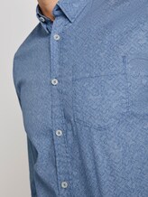 Hemd mit Allover-Print - Männer - blue lined shape design Hemd mit Allover-Print - Männer - blue lined shape design - 9 - TOM TAILOR