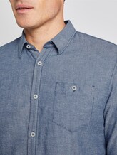 patterned shirt - Men - blue white dobby patterned shirt - Men - blue white dobby - 9 - TOM TAILOR