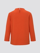 Jacquard-Pullover mit Stehkragen - Frauen - knockout orange Jacquard-Pullover mit Stehkragen - Frauen - knockout orange - 8 - TOM TAILOR