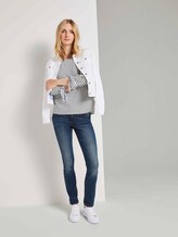Langarmshirt mit Knotendetails - Frauen - black white stripe Langarmshirt mit Knotendetails - Frauen - black white stripe - 3 - TOM TAILOR