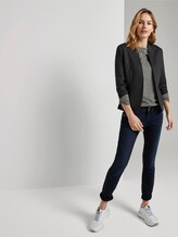 Langarmshirt mit Print - Frauen - alloy grey melange Langarmshirt mit Print - Frauen - alloy grey melange - 3 - TOM TAILOR